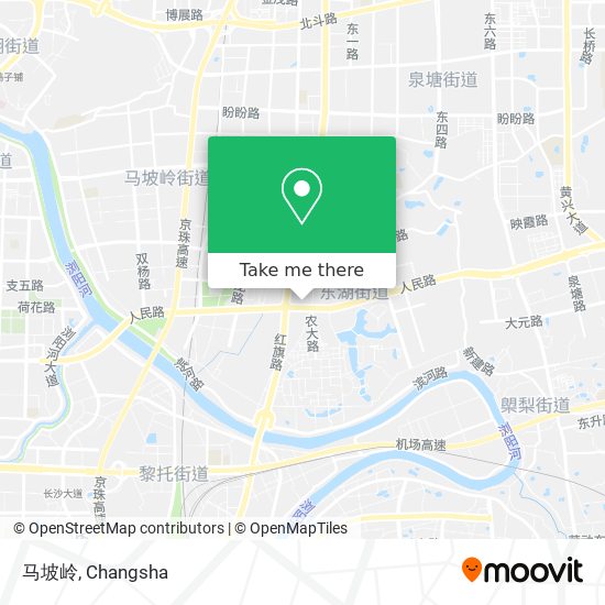马坡岭 map