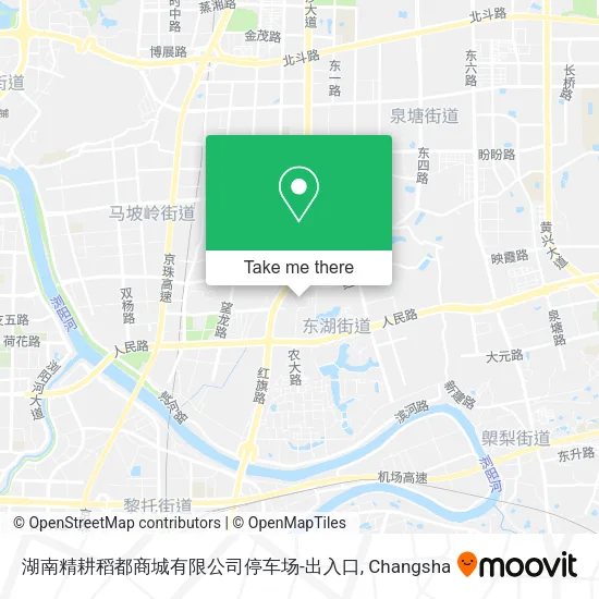 湖南精耕稻都商城有限公司停车场-出入口 map