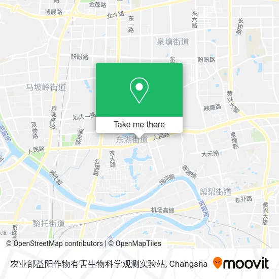 农业部益阳作物有害生物科学观测实验站 map