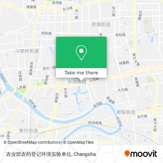 农业部农药登记环境实验单位 map