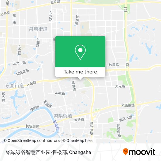 铭诚绿谷智慧产业园-售楼部 map