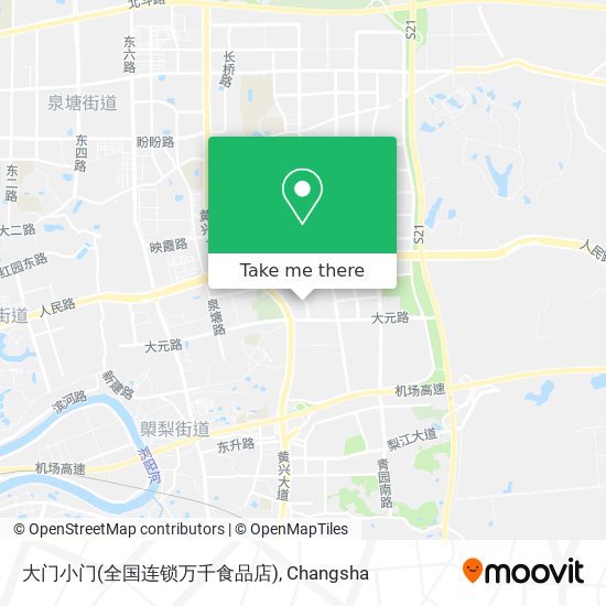 大门小门(全国连锁万千食品店) map