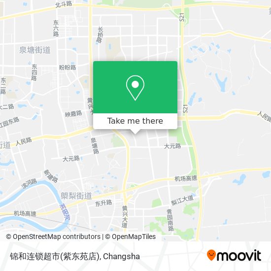 锦和连锁超市(紫东苑店) map