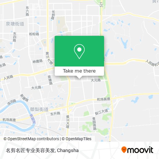 名剪名匠专业美容美发 map