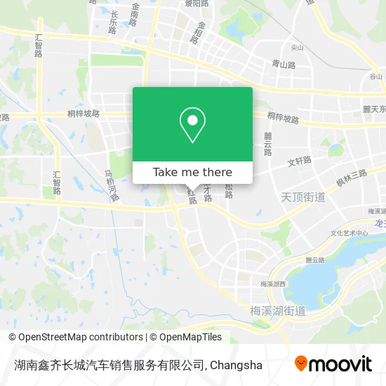 湖南鑫齐长城汽车销售服务有限公司 map