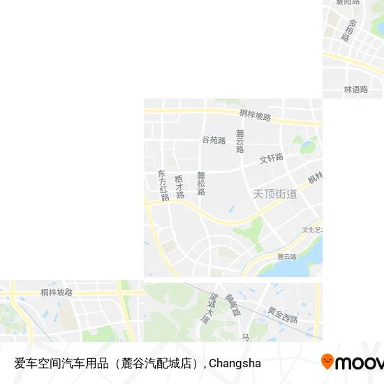 爱车空间汽车用品（麓谷汽配城店） map