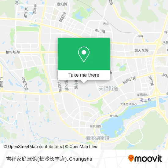 吉祥家庭旅馆(长沙长丰店) map