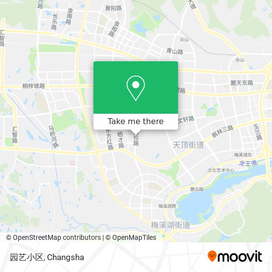 园艺小区 map