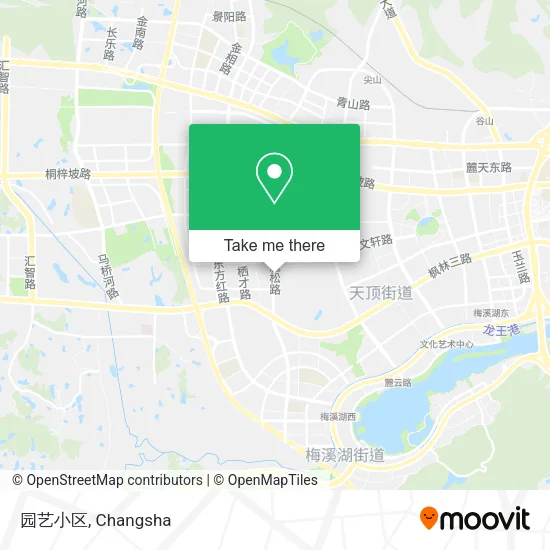 园艺小区 map