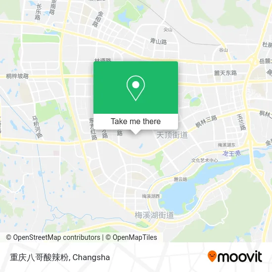 重庆八哥酸辣粉 map
