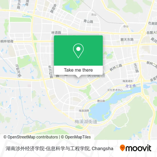 湖南涉外经济学院-信息科学与工程学院 map