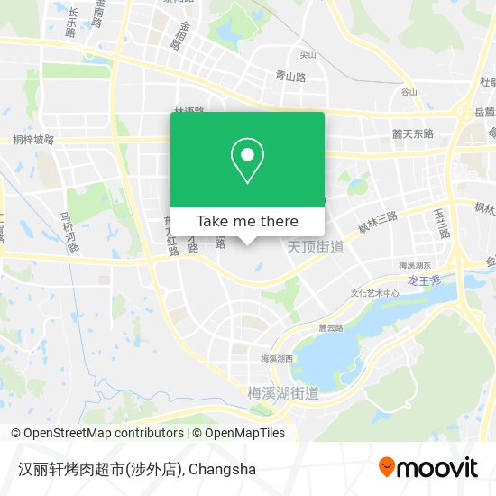 汉丽轩烤肉超市(涉外店) map