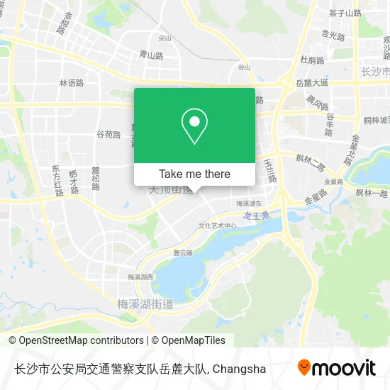 长沙市公安局交通警察支队岳麓大队 map