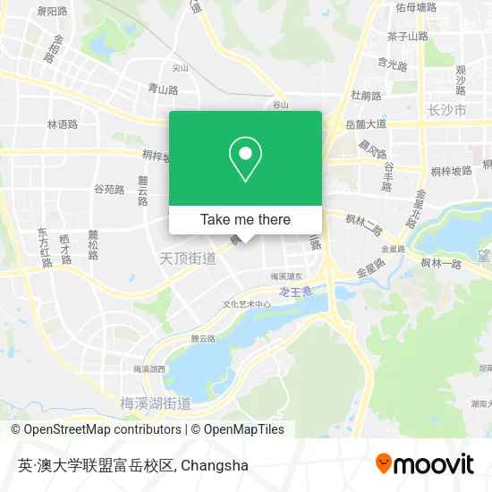 英·澳大学联盟富岳校区 map