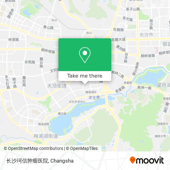 长沙珂信肿瘤医院 map