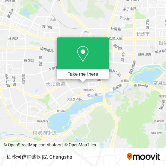 长沙珂信肿瘤医院 map