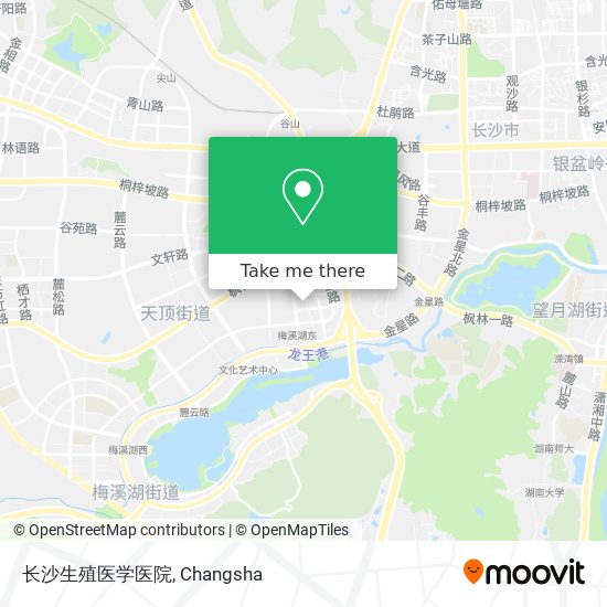 长沙生殖医学医院 map