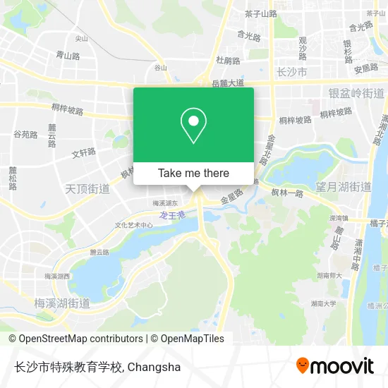 长沙市特殊教育学校 map