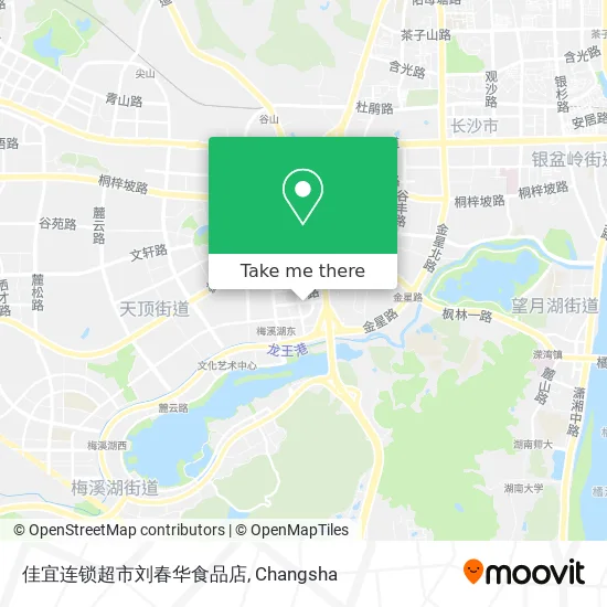 佳宜连锁超市刘春华食品店 map