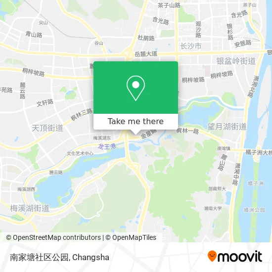 南家塘社区公园 map
