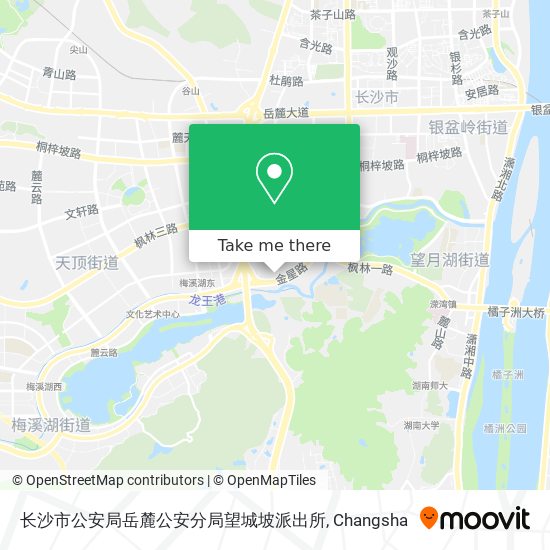 长沙市公安局岳麓公安分局望城坡派出所 map