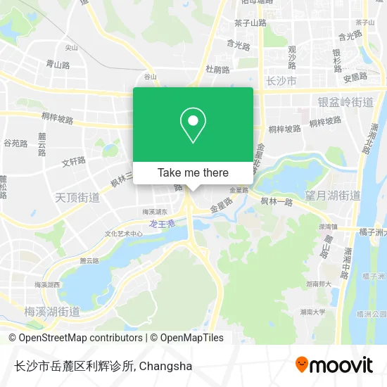 长沙市岳麓区利辉诊所 map