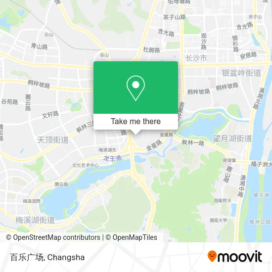 百乐广场 map