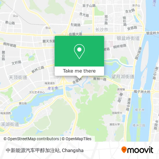 中新能源汽车甲醇加注站 map