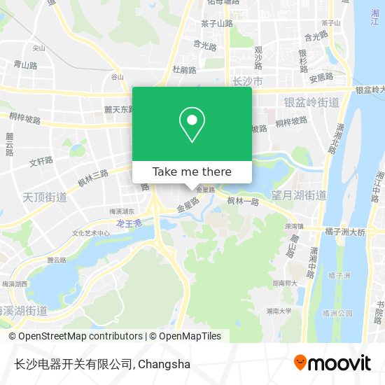 长沙电器开关有限公司 map