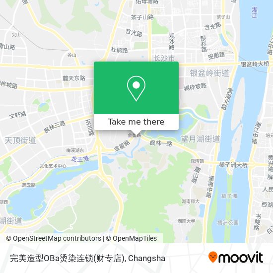 完美造型OBa烫染连锁(财专店) map