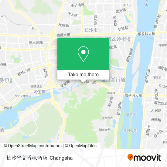 长沙华文香枫酒店 map