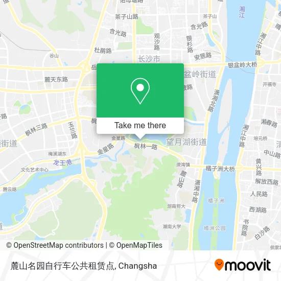 麓山名园自行车公共租赁点 map