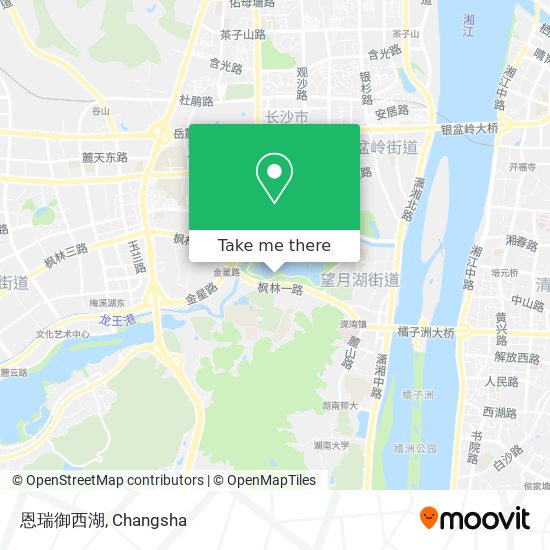 恩瑞御西湖 map