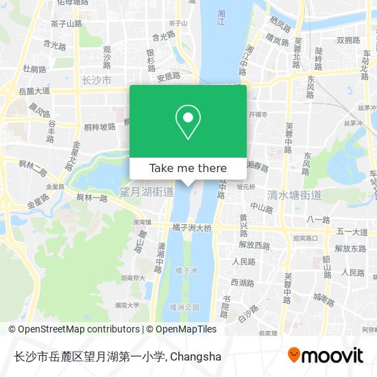 长沙市岳麓区望月湖第一小学 map