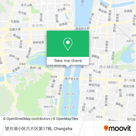 望月湖小区六片区第17栋 map