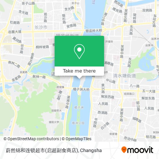 蔚然锦和连锁超市(启超副食商店) map