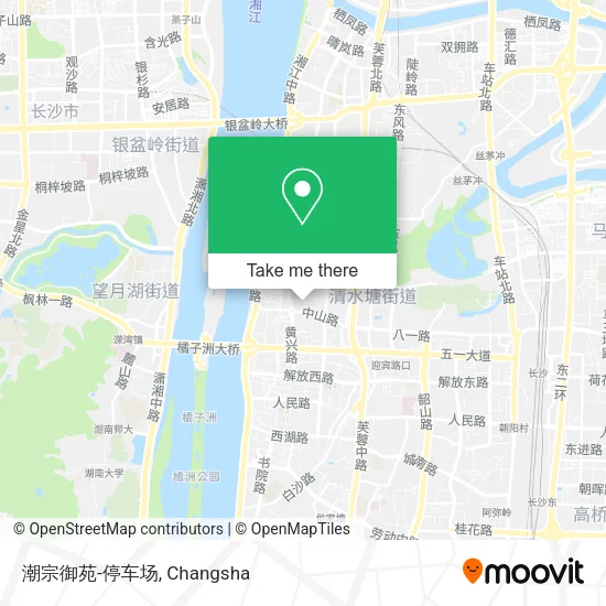 潮宗御苑-停车场 map