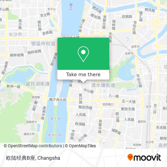 欧陆经典B座 map