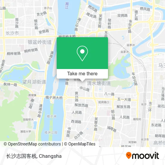 长沙志国客栈 map