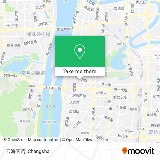 云海客房 map