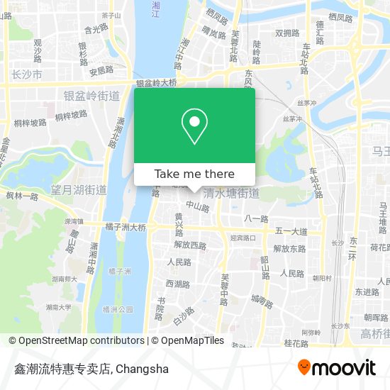 鑫潮流特惠专卖店 map