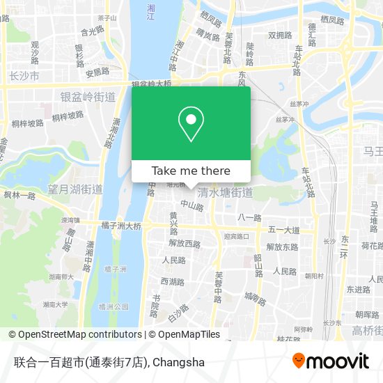 联合一百超市(通泰街7店) map