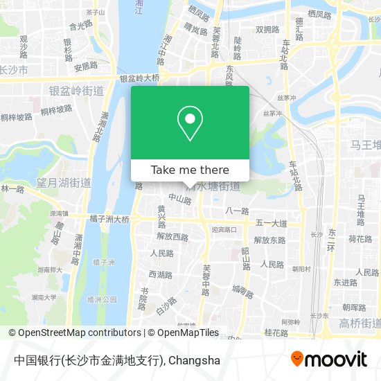 中国银行(长沙市金满地支行) map