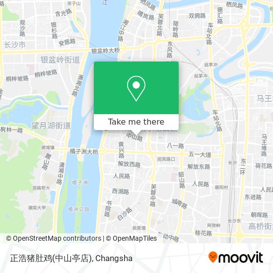 正浩猪肚鸡(中山亭店) map