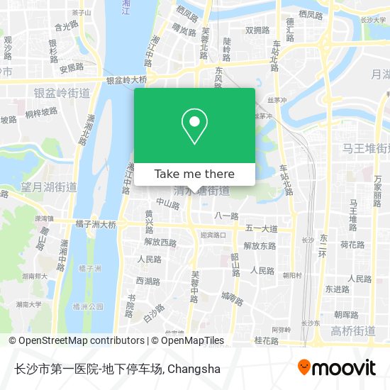 长沙市第一医院-地下停车场 map