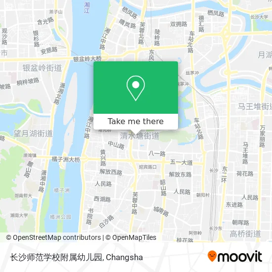 长沙师范学校附属幼儿园 map