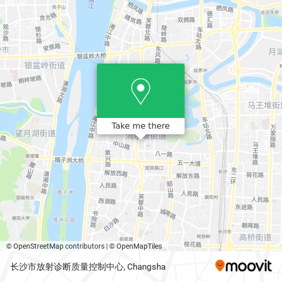 长沙市放射诊断质量控制中心 map
