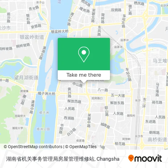 湖南省机关事务管理局房屋管理维修站 map