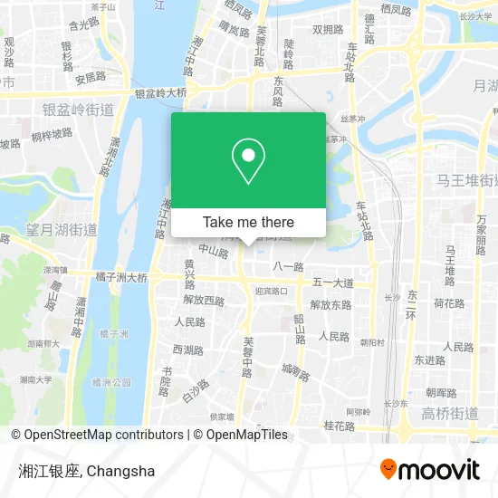 湘江银座 map