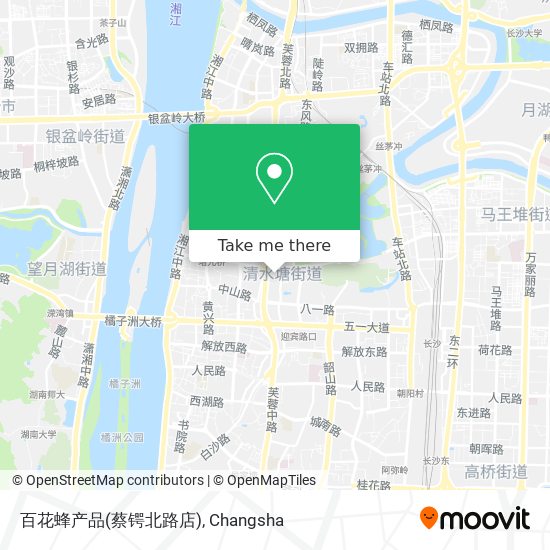 百花蜂产品(蔡锷北路店) map